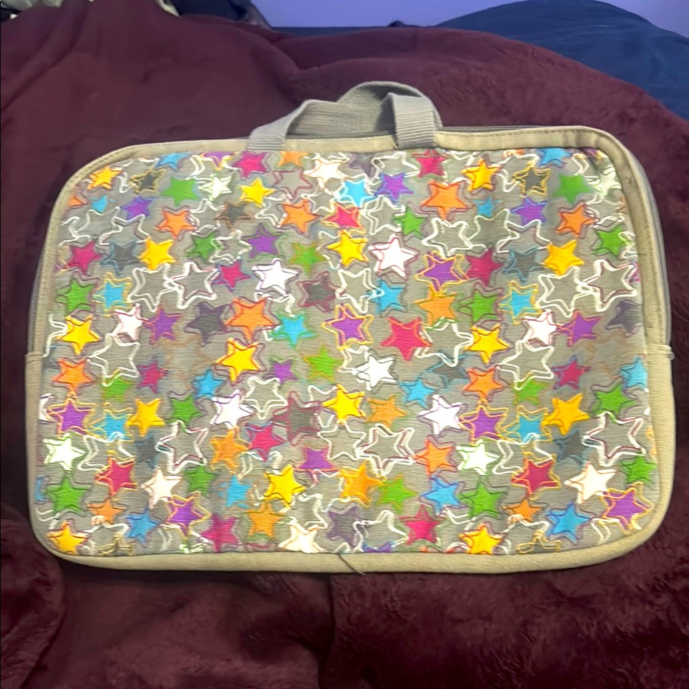 Colorful Star Patterned Laptop Bag